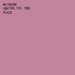 #C1839E - Puce Color Image