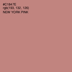#C1847E - New York Pink Color Image