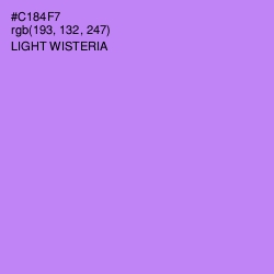 #C184F7 - Light Wisteria Color Image