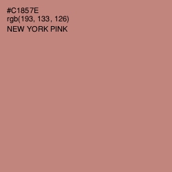 #C1857E - New York Pink Color Image