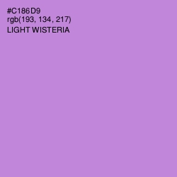 #C186D9 - Light Wisteria Color Image