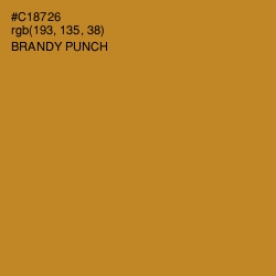 #C18726 - Brandy Punch Color Image