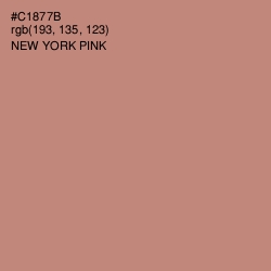 #C1877B - New York Pink Color Image