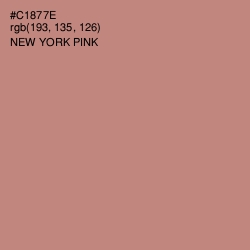 #C1877E - New York Pink Color Image