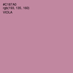 #C187A0 - Viola Color Image