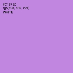 #C187E0 - Light Wisteria Color Image