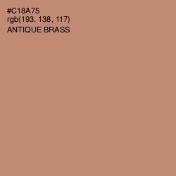 #C18A75 - Antique Brass Color Image