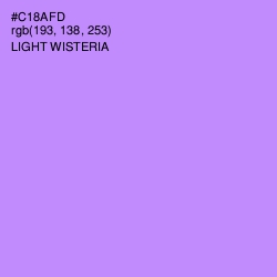 #C18AFD - Light Wisteria Color Image