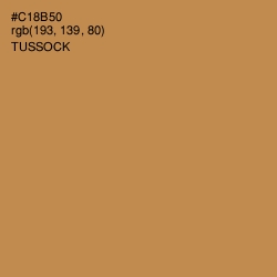 #C18B50 - Tussock Color Image