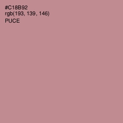 #C18B92 - Puce Color Image