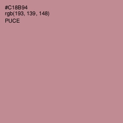 #C18B94 - Puce Color Image