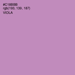 #C18BBB - Viola Color Image