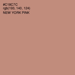 #C18C7C - New York Pink Color Image