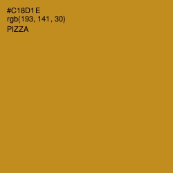 #C18D1E - Pizza Color Image