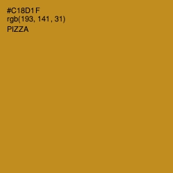 #C18D1F - Pizza Color Image