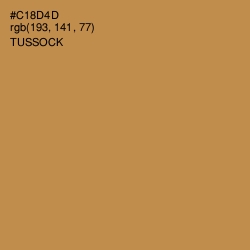 #C18D4D - Tussock Color Image