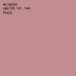 #C18D90 - Puce Color Image