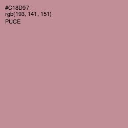 #C18D97 - Puce Color Image