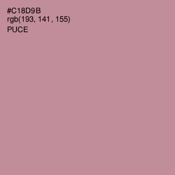#C18D9B - Puce Color Image