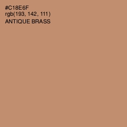 #C18E6F - Antique Brass Color Image