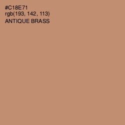 #C18E71 - Antique Brass Color Image