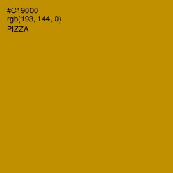 #C19000 - Pizza Color Image
