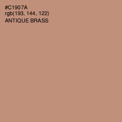 #C1907A - Antique Brass Color Image