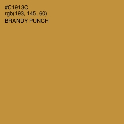 #C1913C - Brandy Punch Color Image