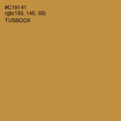 #C19141 - Tussock Color Image