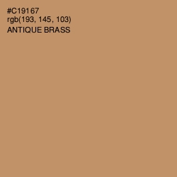 #C19167 - Antique Brass Color Image