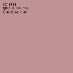 #C19193 - Oriental Pink Color Image