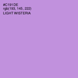 #C191DE - Light Wisteria Color Image