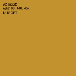 #C1922D - Nugget Color Image