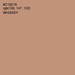 #C1937A - Whiskey Color Image