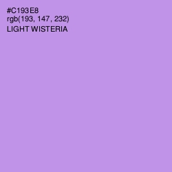 #C193E8 - Light Wisteria Color Image
