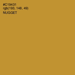 #C19431 - Nugget Color Image