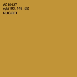#C19437 - Nugget Color Image