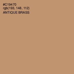 #C19470 - Antique Brass Color Image