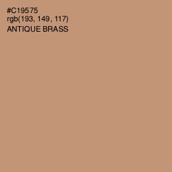 #C19575 - Antique Brass Color Image