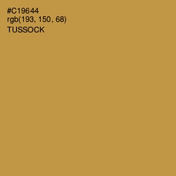 #C19644 - Tussock Color Image
