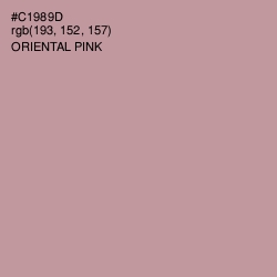 #C1989D - Oriental Pink Color Image