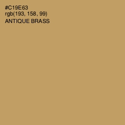 #C19E63 - Antique Brass Color Image