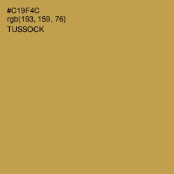 #C19F4C - Tussock Color Image