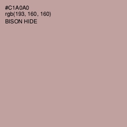 #C1A0A0 - Bison Hide Color Image