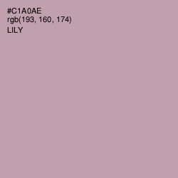 #C1A0AE - Lily Color Image