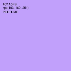 #C1A0FB - Perfume Color Image