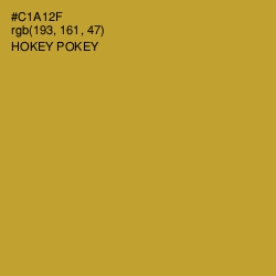 #C1A12F - Hokey Pokey Color Image