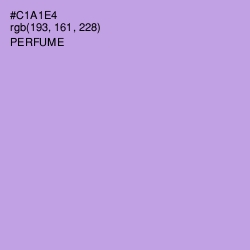 #C1A1E4 - Perfume Color Image