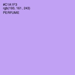 #C1A1F3 - Perfume Color Image