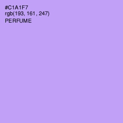 #C1A1F7 - Perfume Color Image